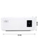 Stufa Elettrica da Parete Basso Consumo Caldo/Freddo Termoconvettore Max 2000W Mondello Store