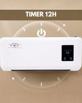 Stufa Elettrica da Parete Basso Consumo Caldo/Freddo Termoconvettore Max 2000W Mondello Store