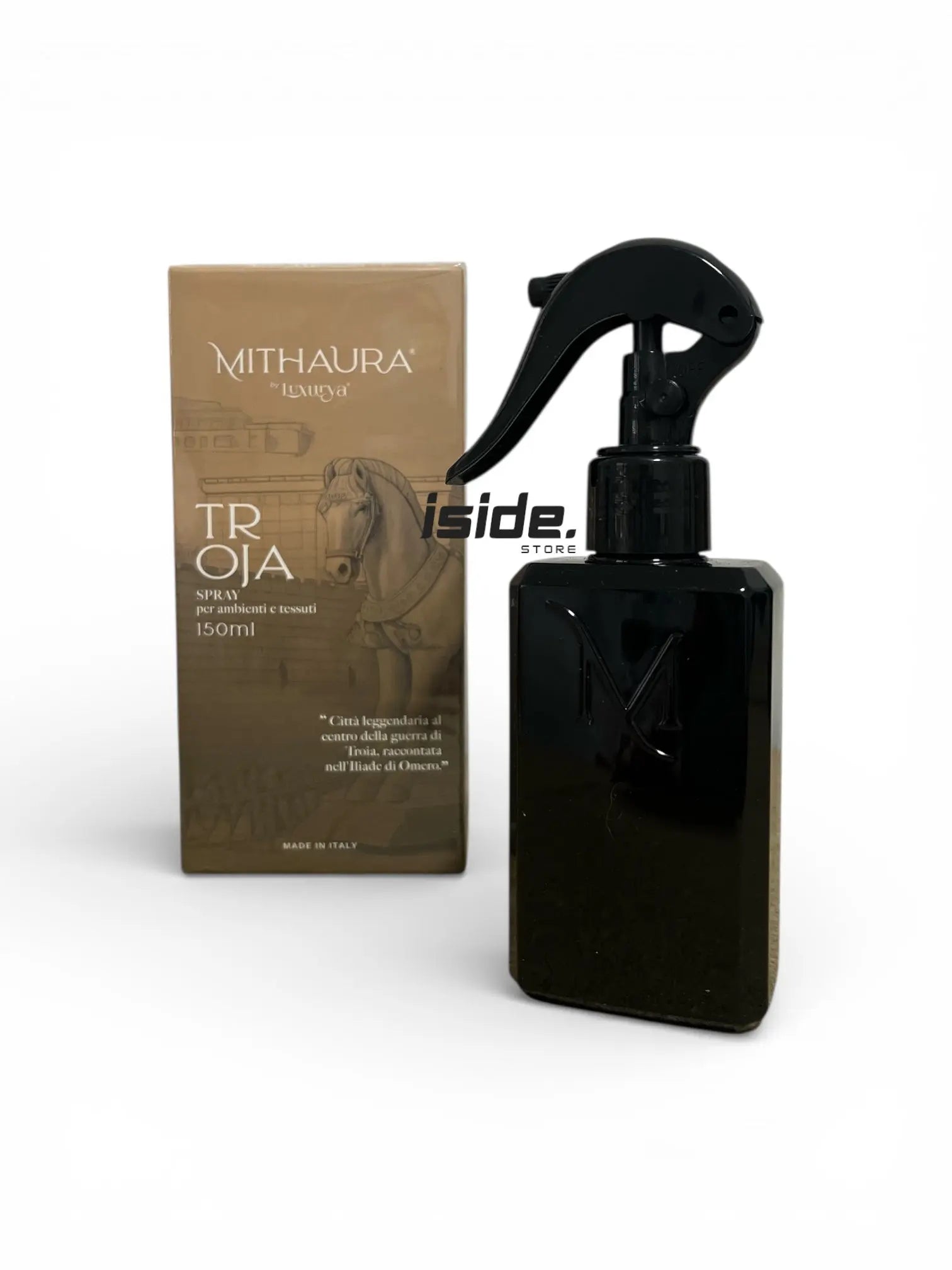 Troja spray tessuti e profumatore ambiente tonka oud e rosa Mondello Store