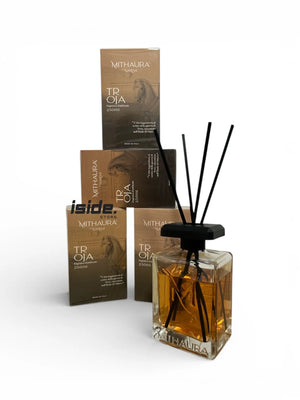 Troja spray tessuti e profumatore ambiente tonka oud e rosa Mondello Store