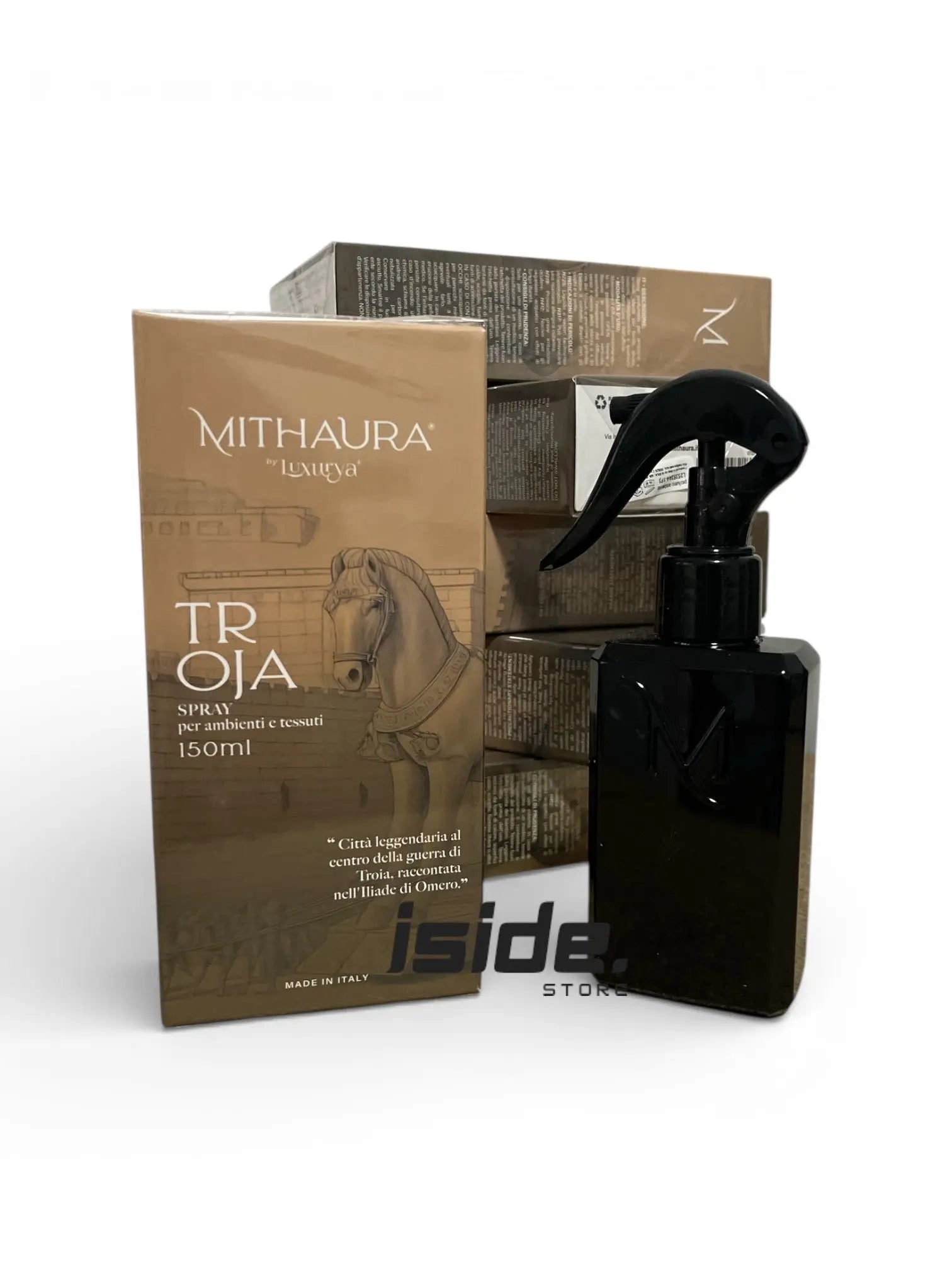 Troja spray tessuti e profumatore ambiente tonka oud e rosa Mondello Store