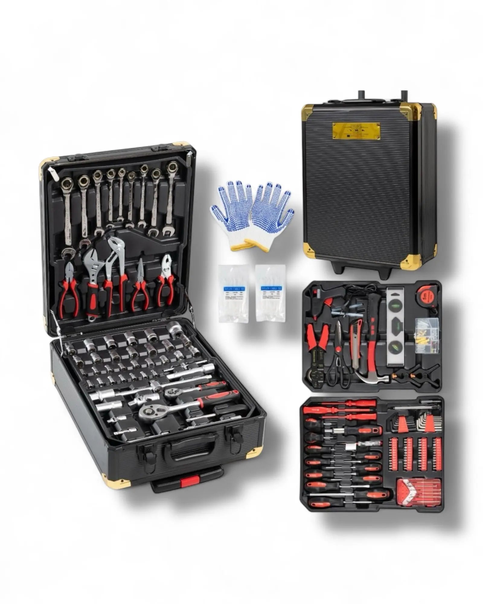 Trolley valigia utensili attrezzi da lavoro cromo vanadio 849 pezzi cricchetto Iside Store