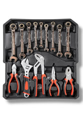 Trolley valigia utensili attrezzi da lavoro cromo vanadio 849 pezzi cricchetto Iside Store