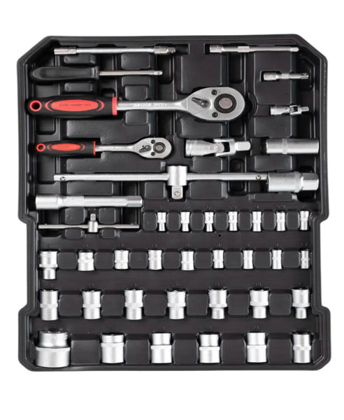 Trolley valigia utensili attrezzi da lavoro cromo vanadio 849 pezzi cricchetto Mondello Store