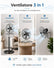 Ventilatore a Piantana 3 in 1 Pale 40 cm 3 Velocità