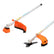 Decespugliatore a braccia a scoppio 52cc 2 Tempi impugnatura in alluminio - Mondello Store