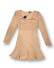 Abito corto elegante beige akè