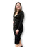 Abito in maglia con bottoni Mondello Store