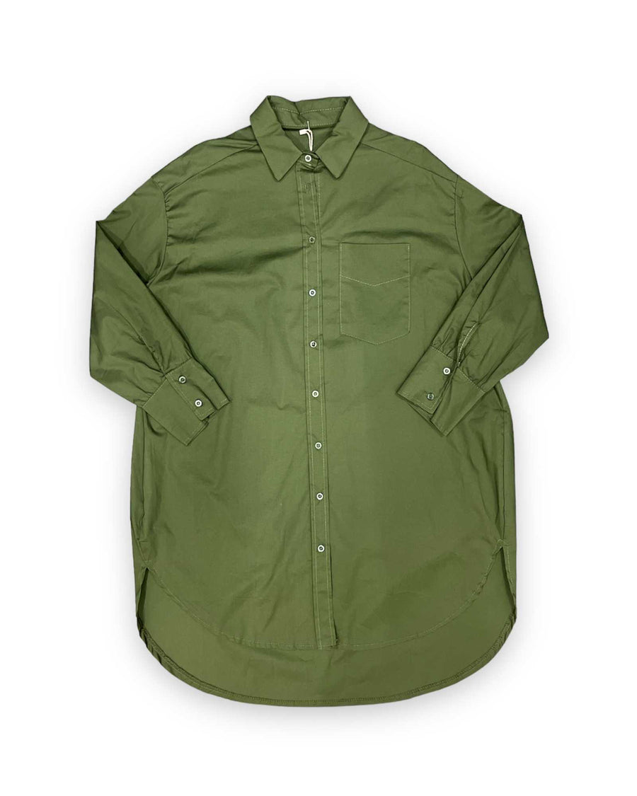 Camicia abito oversize due colori Zeta otto