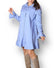 Camicia abito rouches 3 colori - Iside Store