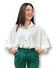 Camicia con colletto e bottoni oro Mondello Store