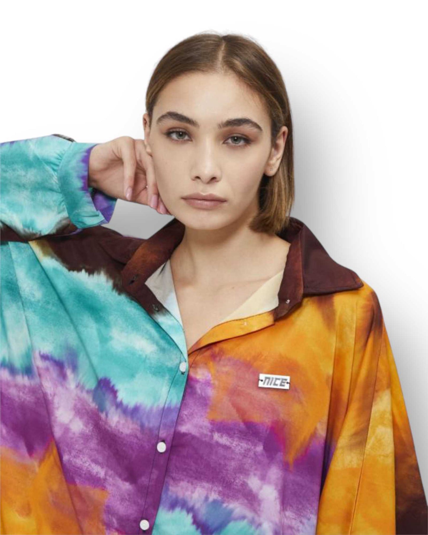 Camicia oversize fantasia nice