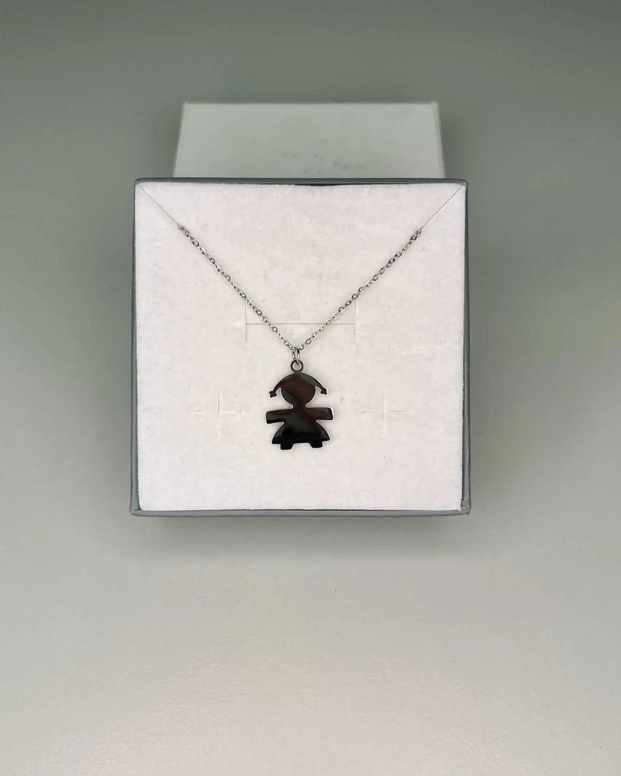 Collana bimba acciaio Mondello Store