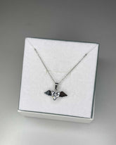Collana cuore con ali Mondello Store
