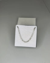 Collana girocollo argento stile tennis in acciaio e cristalli Mondello Store