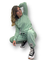 Coordinato tuta donna verde menta nice