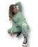 Coordinato tuta donna verde menta nice