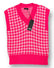 Gilet in maglia Pied de poule - Iside Store