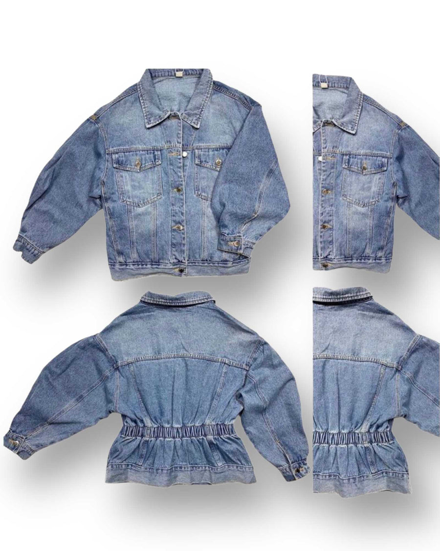 Giubbotto donna denim jeans mondello store