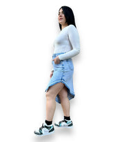 Gonna denim jeans asimmetrica Mondello Store