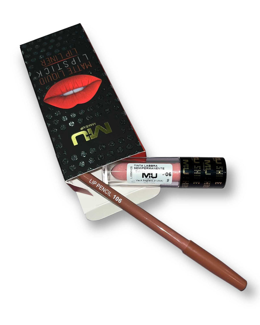 Matita labbra e tinta rossetto matte kit Mu