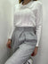 Pantalone donna alla turca con risvolto mondello store