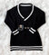 Pullover V 3 colori mondello store