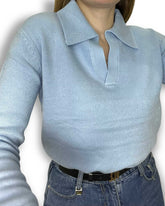 Pullover in maglia collo a polo Mondello Store