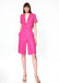 Tailleur Lumina in lino fucsia Lumina